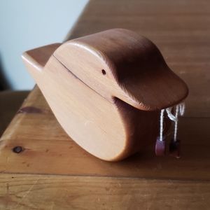 WOOD Bird, Handmade Canada 5x2.5"